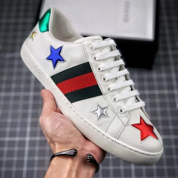 newgUCCI LEATHER CASUAL SHOES CLASSIC